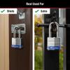 Master Lock 3QLF Outdoor Padlock with Key, 4 Pack Keyed-Alike view 3