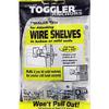 Toggler 50250 Tbw Wire Shelf Anchors 3/8"-1/2", 5-pack view 1