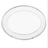 Lenox Tesoro Bone China Platinum Banded 13" Oval Platter view 1