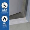 M-D Building Products 68387 Aluminum Commercial Flat-Profile Threshold: Durable and Sleek Entryway Access Solution Draft Protection (5 in. x 1/4 in. x 36 in.) (Silver) view 3