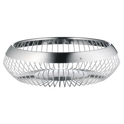 WMF Lounge Basket, Stainless Steel, Silver, 24 cm