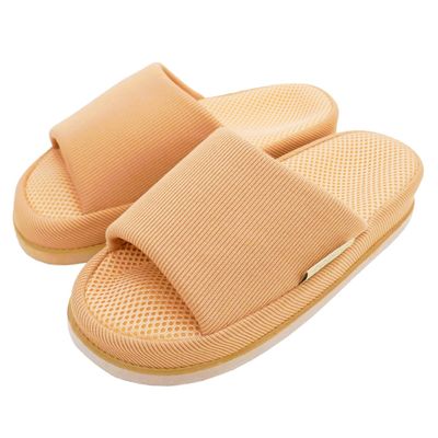 Women's Medium Slipper, Beige, 23.0~24.5 cm