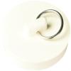 LASCO 02-3215 White Rubber Hollow Stopper for 1-7/8-Inch Drain Openings view 1