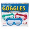 Learning Resources Colored Safety Goggles - 6 Pieces, Ages 4+ Classroom Accessories, Perfect For Kid's Science Experiments view 1