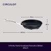 Circulon 80675 Infinite Frypan 20cm - Induction Non Stick Frying pan - Hard Anodized Aluminium Cookware, Black view 2