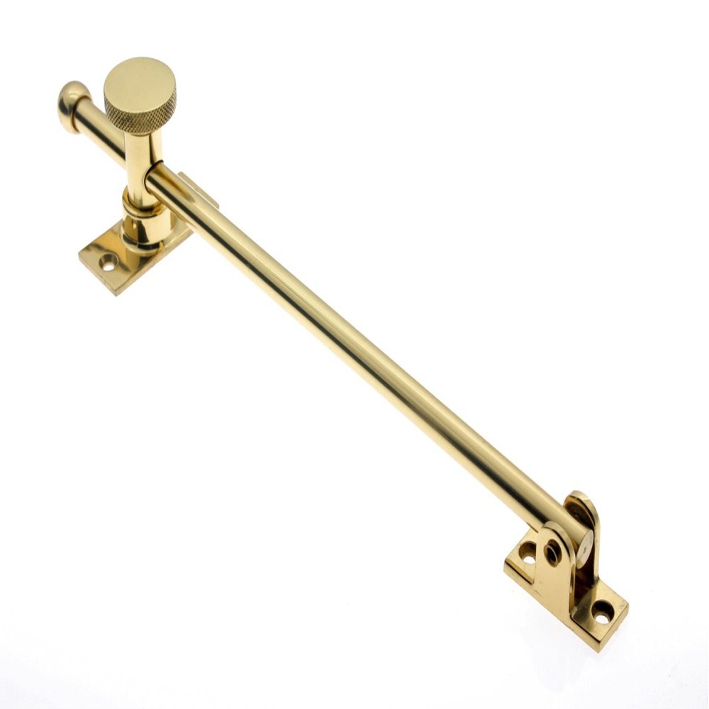 idh by St. Simons 21001-003 Professional Grade Quality Genuine Solid Brass Casement Adjuster, 10-Inch, Polished Brass