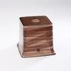 Umbra Riviera Tissue Cover, Clear with Brown view 1