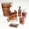 Umbra Riviera Tissue Cover, Clear with Brown view 2