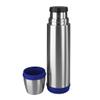 Emsa 502472 Captain Insulated Flask, Screw Cap, 350 ml, Stainless Steel/Blue view 2