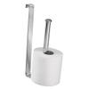 InterDesign Stainless Steel Compact Organizer Caddy Holds 2 Rolls of Toilet Paper, Chrome, 10.75x4.5x2 inches, 2 Roll Reserve, Model 69380 view 1