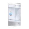 Tatay Corner Shelf with Drawer, Polypropylene, White, One Size view 3