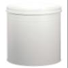Durable 62 Litre Safe Round Waste Bin - Grey view 1