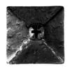398 1.25 x 1.25 Inch Square Door Boss view 1