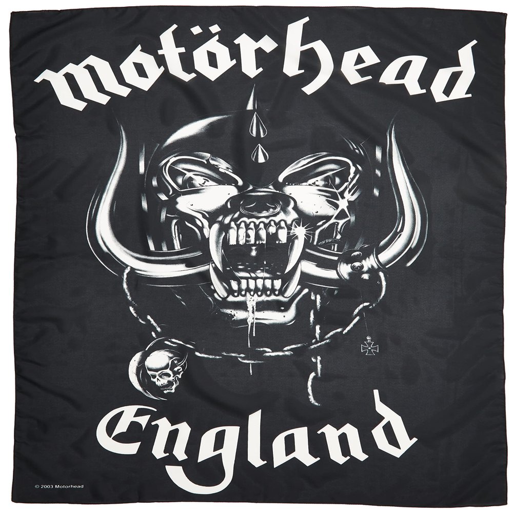 Heart Rock Original Motorhead England Flag, Fabric, Multicolor, 110x75x0cm