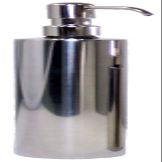 b.c.l 5111 Stainless Steel Lotion Bottle, Chrome, L