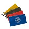 Klein Tools 5140 Canvas Zipper Bag, Tool Pouch, Bank Deposit Utility Bag, 12.5 x 7-Inch, Olive/Orange/Blue/Yellow 4-Pack view 2