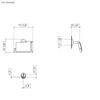 Dornbracht 83510979-06 Meta.02 Tissue Holder W/Cover In Platinum Mat view 2