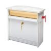 Gibraltar Mailboxes Mailsafe Medium Capacity Aluminum White, Wall-Mount Mailbox, MSK0000W view 1
