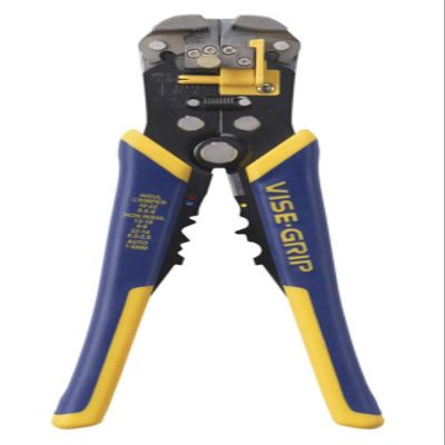 IRWIN VISE-GRIP Wire Stripper, 2 inch Jaw, Cuts 10-24 AWG, ProTouch Grip for Maximum Comfort (2078300)