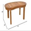 Anderson Teak Kidney Curve Table view 2