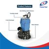 Tsurumi Pump HS2.4S Submersible Trash Pump with Agitator 1/2 HP 115V 2 in Discharge Ideal for dewatering applications with sand, solids, and other debris | 39 GPM / 2340 GPH view 3