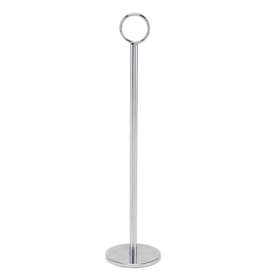 Hortense B. Hewitt Wedding Accessories Chrome-Plated Table Number Stand, 12-Inch