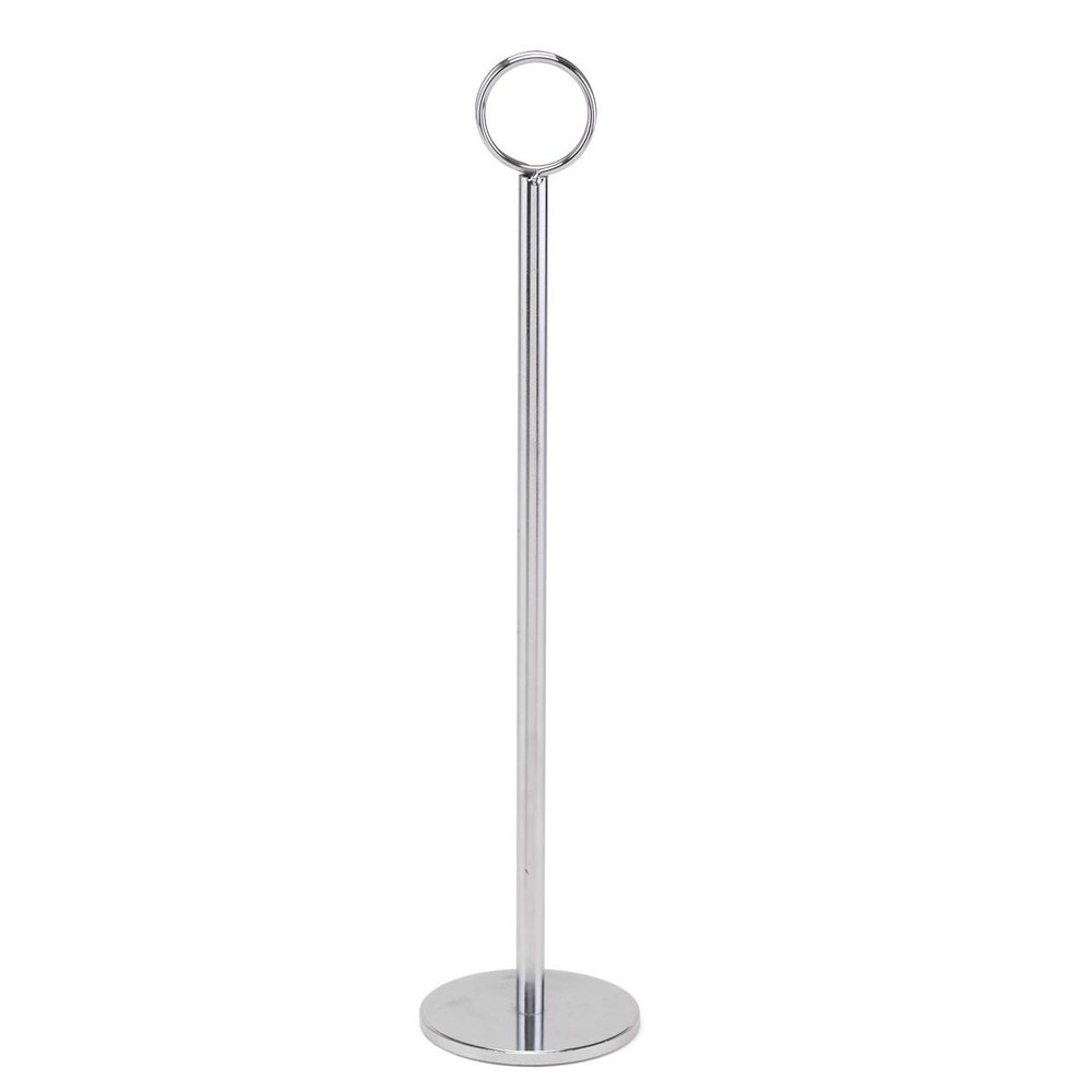 Hortense B. Hewitt Wedding Accessories Chrome-Plated Table Number Stand, 12-Inch