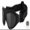 Wiley X SG-1 Tactical Shooting Goggles Ballistic Rated Matte Black Frame Smoke Grey and Clear Lenses view 1