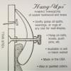 1 Pair Ash Wood Quilt Hang-Ups Clamps Clips - Large view 2