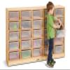 Jonti-Craft 40260JC 25 Tub Mobile Storage with Clear Bins view 1