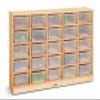 Jonti-Craft 40260JC 25 Tub Mobile Storage with Clear Bins view 2