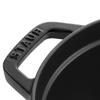 staub La Cocotte Oval 40500-271 Pico Cocotte Oval Black 10.6 inches (27 cm) Large Two-Handed Cast Iron Pot Induction Compatible view 2