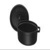 staub La Cocotte Oval 40500-271 Pico Cocotte Oval Black 10.6 inches (27 cm) Large Two-Handed Cast Iron Pot Induction Compatible view 4