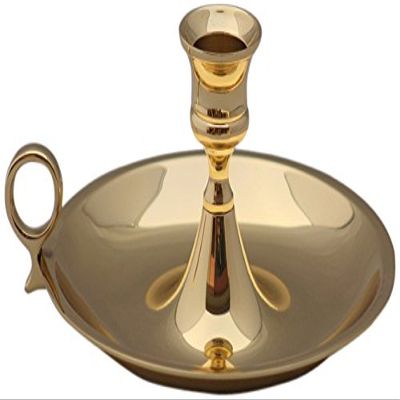 Brass & Silver Traditions Maid's Chamberstick