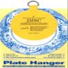 Flatirons Disc Invisible Plate Hanger, 4-inch view 1