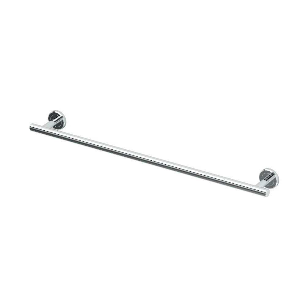 Gatco 4240 Latitude II 24-Inch Towel Bar, Wall Mounted Bathroom Towel Holder, Chrome