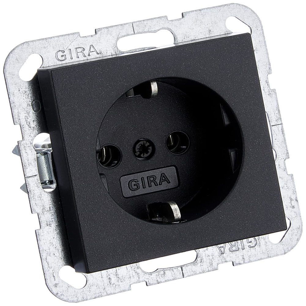 Gira 018828 Schuko Socket System 55, Anthracite