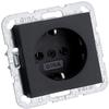 Gira 018828 Schuko Socket System 55, Anthracite view 1