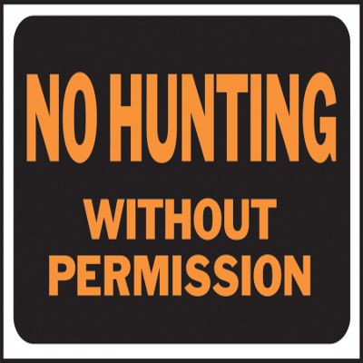 Hy-Ko Plastic Signs, 12 x 8.5, Durable Long-Lasting Contrasting Posted Signs for Outdoor Use for Businesses, Property, Clear & Easy to Read Informational Display