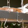 Rogar Black Rectangle Pot Rack with Grid view 2