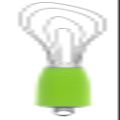 Art and Cook Flat Whisk, Green