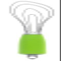Art and Cook Flat Whisk, Green