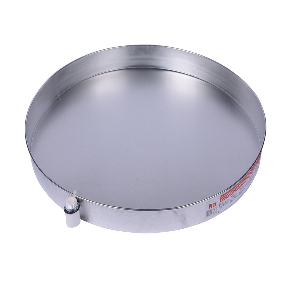 Oatey 34083 Water Heater Pan, 24-Inch, White/Aluminum