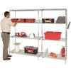 Quantum Storage Systems AD63-1448C Add-On Kit for 63" High 4-Tier Wire Shelving Unit, Chrome Finish, 14" Width x 48" Length x 63" Height view 1