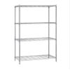 QUANTUM STORAGE SYSTEMS WR74-1836C Starter Kit for 74 inch High 4-Tier Wire Shelving Unit, Chrome Finish, 18 inch Width x 36 inch Length x 74 inch Height view 1
