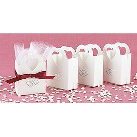 "Linked At the Heart" Favor Boxes 12 Count