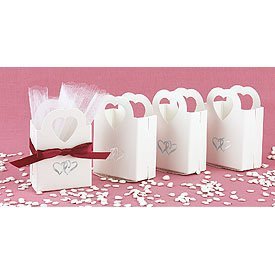 "Linked At the Heart" Favor Boxes 12 Count