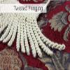 Paoletti Shiraz Traditional Burgundy and Gold Throw view 4