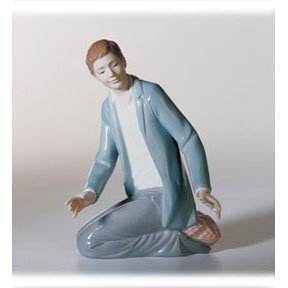 Lladro Caring Father Figurine