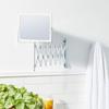 JERDON Two-Sided Swivel Wall Mount Mirror - Vanity Mirror with 5X Magnification & 30 inch Wall Extension - Model J2020C view 2